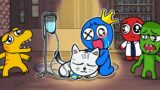 Blue's Sick Kitten Rainbow Friends Animation | FNF Speedpaint.