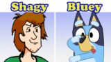 Bluey VS Shaggy  [FNF HD MOD] | FNF Mod