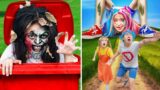 DOLL RUN AWAY Escapes Zombie Apocalypse Very Sad Story Life FNF vs Squid Game and Joker Harley Quinn