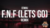 Eemiaj -FNF [Remix] (Lyrics) | if we just broke up this morning, now I am outside by tonight