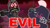 Evil Boyfriend Vs Squidward (Doomsday Corrupted) FNF corruption Mistful Crimson Morning