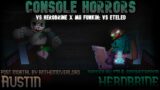FNF Mashup – Console Horrors | Danger x Post Mortal. Herobrine vs Austin