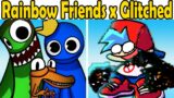 FNF Pibby Boyfriend Glitched VS. Rainbow Friends (Come learn with Pibby x FNF Mod)