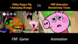 FNF Pibby Peppa VS Pibby Annoying Orange SLICED | Animation x GAME | Come Learn With Pibby Animation