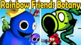 FNF Pibby Red & Peashooter VS. Rainbow Friends (Roblox Rainbow Friends Chapter 1/FNF Mod)