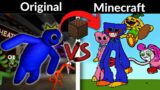 FNF Rainbow Friends VS Poppy Playtime | Original VS Minecraft Note Block | Roblox