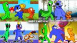 FNF Rainbow Friends: Walking Meme by Dr. Livesey Compilation be like | FNF x Rainbow Friends
