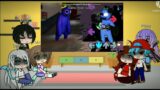 FNF Reaction to FNF MODS Rainbow Friends vs Sonic.EXE | Rainbow Friends Animation