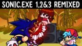 FNF SONIC.EXE 1, 2, & 3 REMIXED FULL GAME