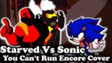 FNF | Starved And Furnace Vs Sonic | You Can't Run Encore V6 – VS Sonic.exe 2.5 | Mods/Hard/Encore |