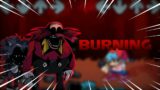 FNF VS SONIC.EXE – Burning Remake (Feat. @Reporter Anonymous 23 ) UNOFFICIAL +FLP