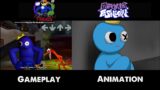 FNF vs Rainbow Friends Animation   Blue is not a Monster | Friday Night Funkin'