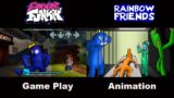 FNF vs Rainbow Friends Animation – ORIGIN of the RAINBOW FRIENDS