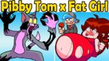 FNF x Glitched Legends Pibby Tom VS. Fat Girlfriend Buffet (Come and learn with Pibby x FNF Mod)
