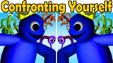 FNF x Rainbow Friends Blue Confronting Yourself (Roblox Rainbow Friends Chapter 1/FNF Mod)