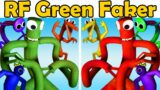 FNF x Rainbow Friends Green Faker (Roblox Rainbow Friends Chapter 1/FNF Mod)
