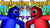 FNF x Rainbow Friends Red Blue Confronting Yourself (Roblox Rainbow Friends Chapter 1/FNF Mod)