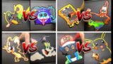 FRIDAY NIGHT FUNKIN-Pancake art Challenge/Bunzo Bunny, Pug, Spongebob, Tom Jerry, Ash Pikachu…FNF