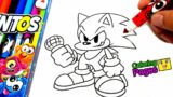 FRIDAY NIGHT FUNKIN' – New Sonic  – Coloring Pages Tobu – Lost [NCS10 Release]