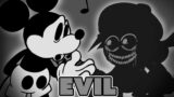 FRIDAY NIGHT FUNKIN' mod EVIL Boyfriend VS Mickey Mouse
