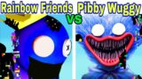 Friday Night Funkin’ Rainbow Friends VS Pibby Huggy Wuggy FULL WEEK (FNF Mod)