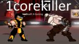 Friday Night Funkin' – 1Corekiller But It's Scorpion Vs Kratos (My Cover) FNF MODS