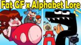 Friday Night Funkin' Fat Girlfriend VS. Alphabet Lore A (FNF Mod/Hard/Fat GF)