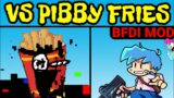 Friday Night Funkin' New VS Pibby Fries – Corrupted BFDI Unused Sprite | Pibby x FNF (Pibby BFDI)