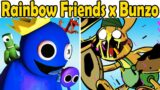 Friday Night Funkin' Pibby Bunzo Bunny VS Rainbow Friends (Roblox Rainbow Friends Chapter 1/FNF Mod)