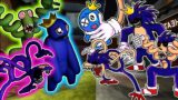 Friday Night Funkin' Sonic.exe VS Rainbow Friends Family Animation | FNF Speedpaint.