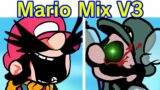 Friday Night Funkin' VS Mario Mix V3 FULL WEEK (FNF Mod) (Mario is Missing/MARIO 85'/ MX/Mario.EXE)