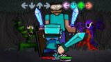 Friday Night Funkin' VS Minecraft Steve + Rainbow friends Mod