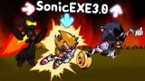 Friday Night Funkin' VS Prey Fleetway Sonic, Sonic.EXE, Sonic LORD X and Metal Sonic sign it