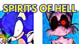 Friday Night Funkin' VS SPIRITS OF HELL / Sonic (FNF Mod/Hard/Demonstration)
