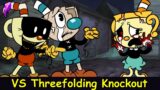 Friday Night Funkin': VS Threefolding Knockout – The Cuphead Show Style Full Week [FNF Mod/HARD]
