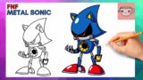 How To Draw Metal Sonic | Friday Night Funkin Mod | FNF | Step By Step Drawing Tutorial