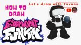 How to Draw Friday Night Funkin | How to Draw Tankman FNF | Easy Drawings for kids