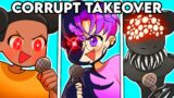 LANKYBOX vs. CORRUPTION TAKEOVER! *JUSTIN GETS CORRUPTED* (INSANE ANIMATED FRIDAY NIGHT FUNKIN' MOD)