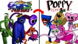 Poppy Playtime Chapter 2 VS. Rainbow Friends | Friday Night Funkin Animation