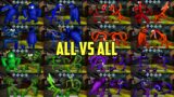 Rainbow Friends All vs All | Blue Green Orange Purple vs ALL | Friday Night Funkin FNF Mod Roblox
