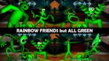 Rainbow Friends GREEN VS ALL GREEN but | Friday Night Funkin Mod Roblox