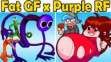 Rainbow Friends Purple VS. Buffet Night Burstin' Fat Girlfriend (FNF Mod/Hard/Fat GF)