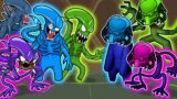 Rainbow Friends VS Among US and UFO Monster | Rainbow Friends Animation | FNF Speedpaint