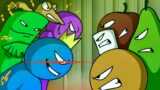Rainbow Friends vs Annoying Orange “SLICED FRIENDS TO YOUR END” | GAME x FNF Animation