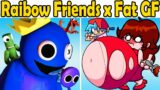 Rainbow Friends VS. Fat Girlfriend (Roblox Rainbow Friends Chapter 1/FNF Mod)