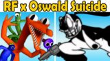 Rainbow Friends VS. Oswald Suicide WEEK (Roblox Rainbow Friends Chapter 1/FNF Mod)