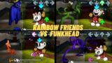 Rainbow Friends vs Funkhead But Mugman || Friday Night Funkin Mod Cuphead