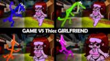 Rainbow Friends vs Thicc Girlfriend / Friday Night Funkin Mod Roblox