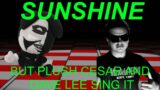Sunshine But Plush Cesar And Dave Lee Sing It | FNF Cover