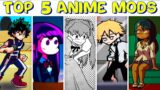 Top 5 Anime Mods in Friday Night Funkin' #5 – VS Deku, Komi, Chainsaw Man, Nagatoro and etc.